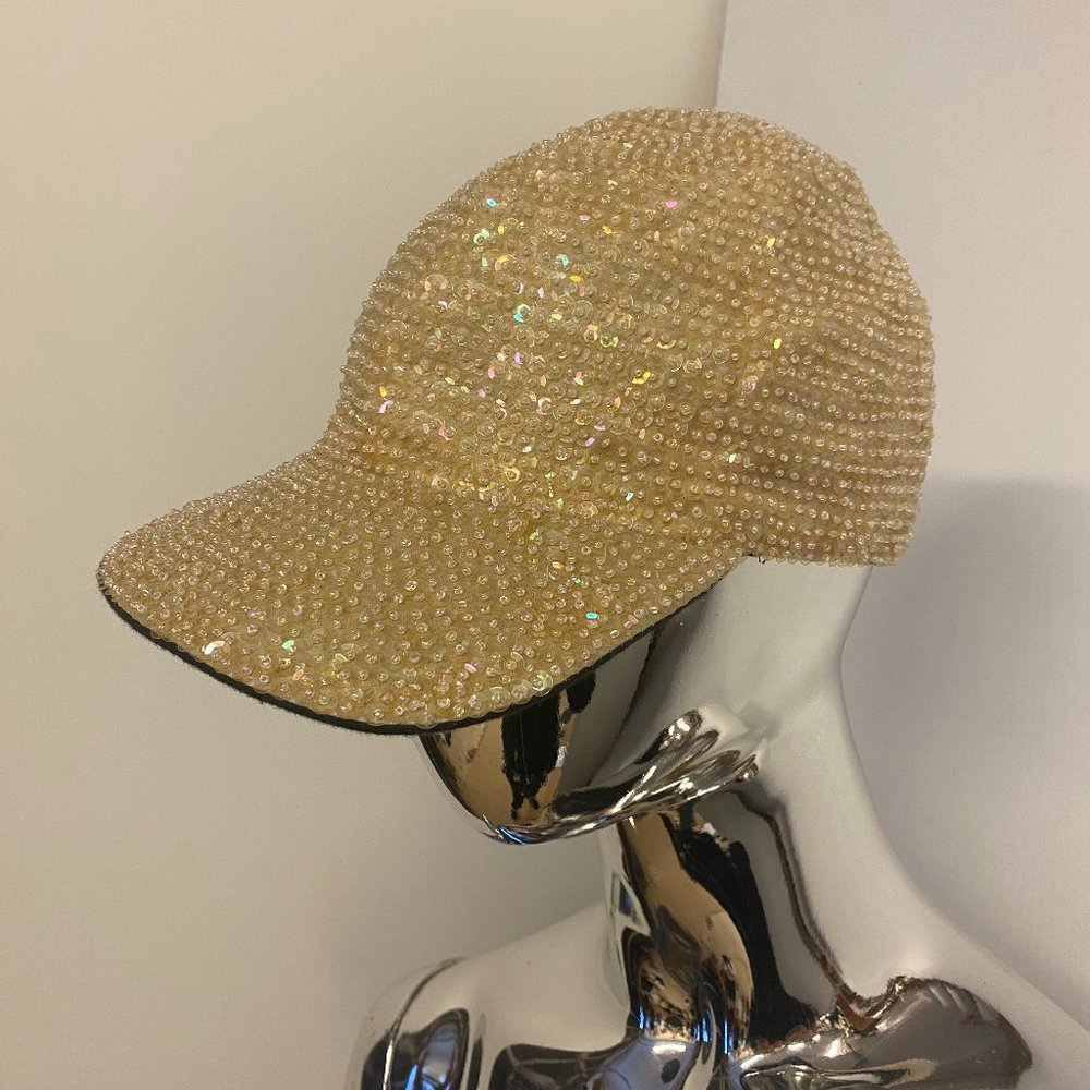 HAT BASEBALL BEADED & SEQUINS